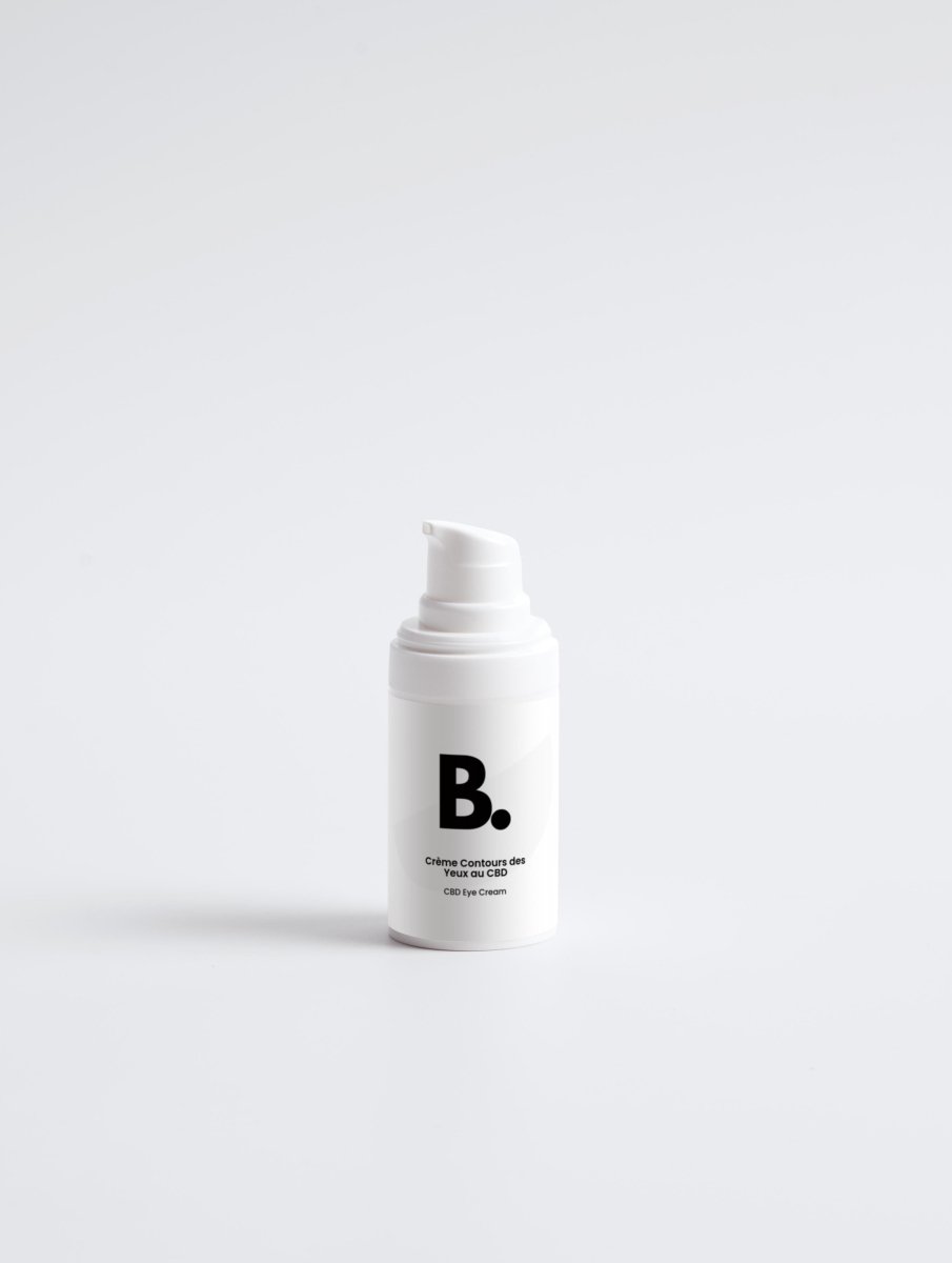Crème anti - cernes, Peau noire • 1% CBD + 🥭 sauvage + Aloe Vera + Ginkgo - B.