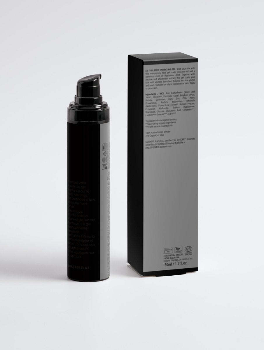 Gel hydratant 0% Oil pour Peau noire grasse à l’Acide Hyaluronique - B.