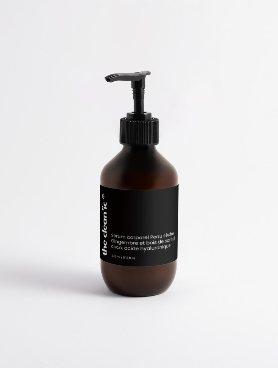 Sérum corporel hydratant, Peau noire • Hyaluronic acid + 🫚 + 🥥 + rose musquée • 270ml - B.