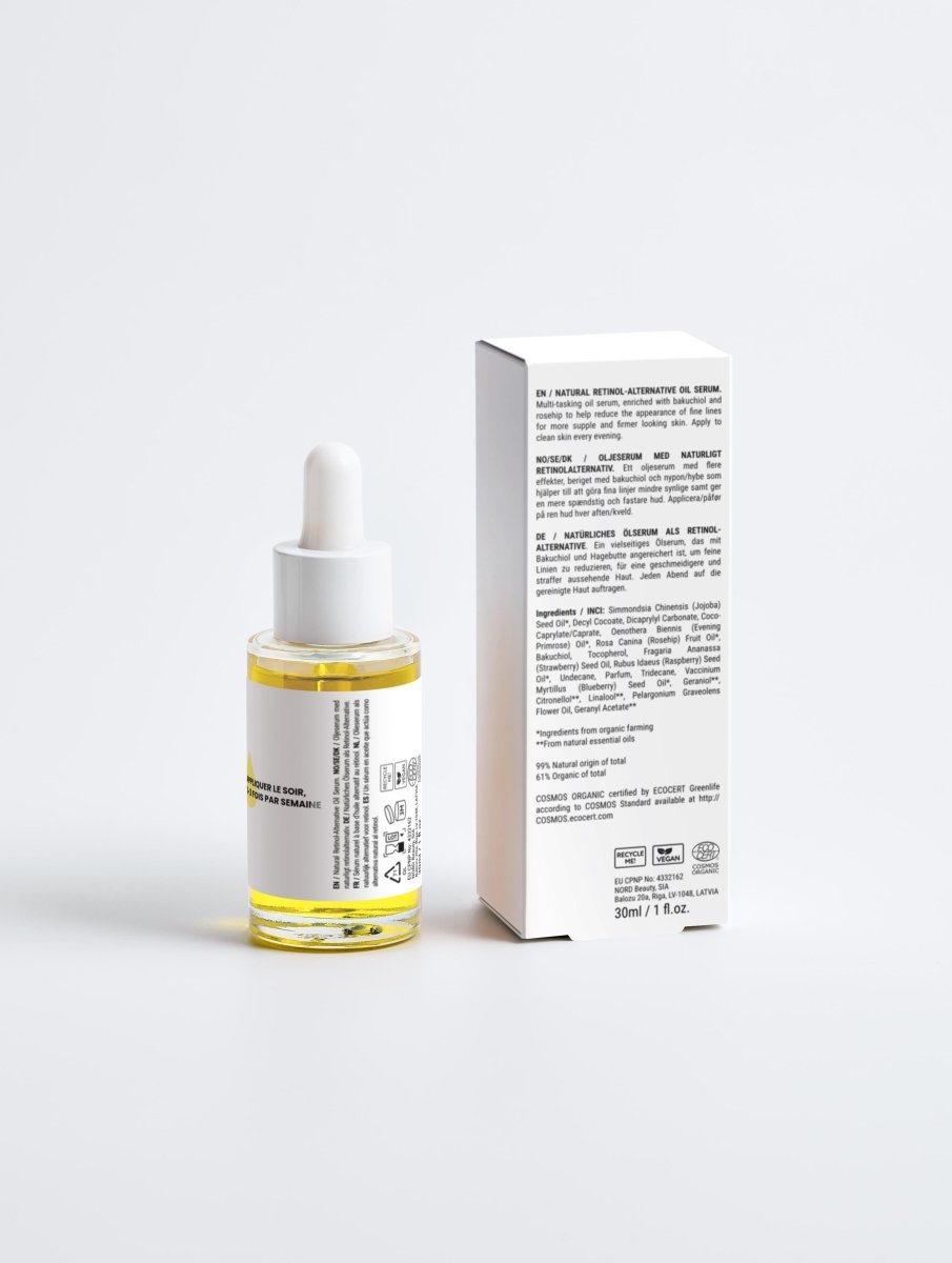 Sérum Rétinol Naturel • Huile de rose musquée + Huile de 🍓 • 30 ml - B.