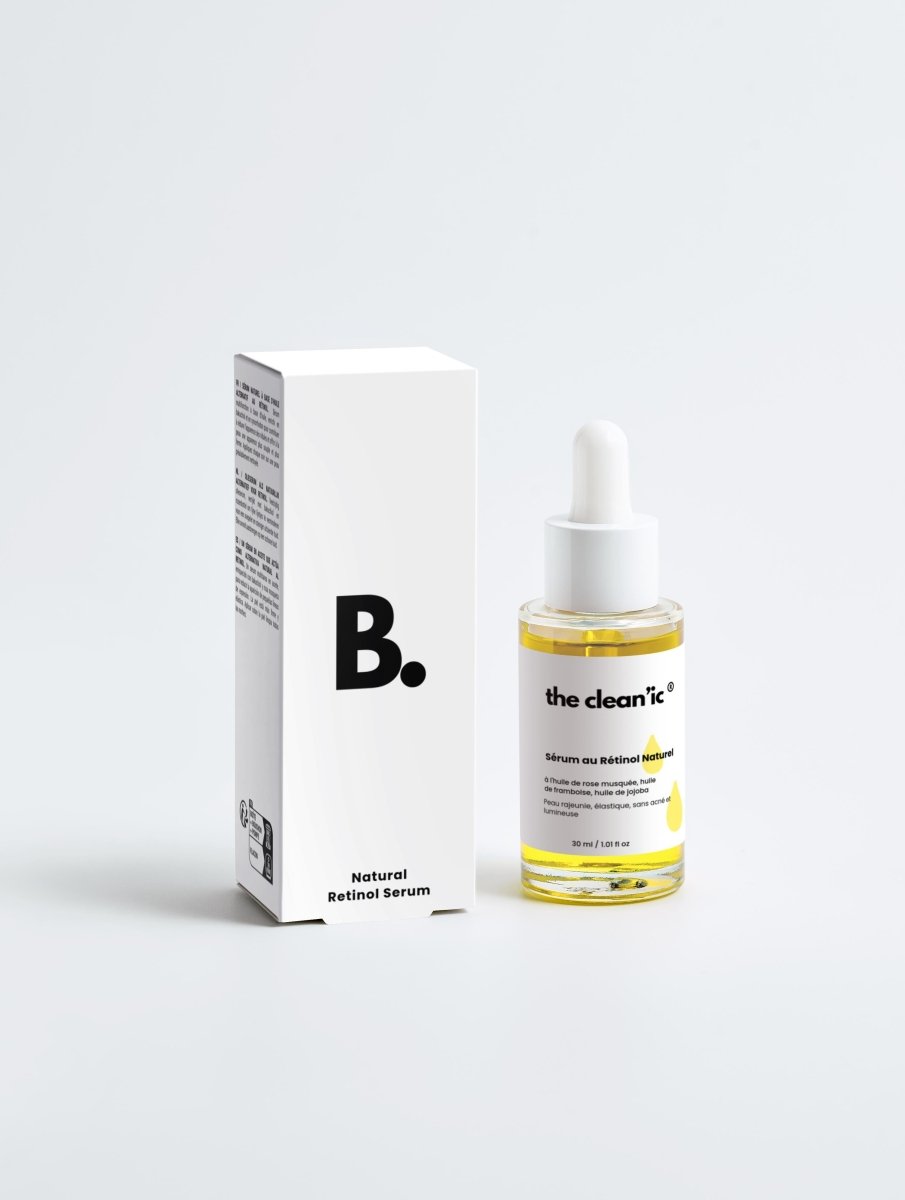Sérum Rétinol Naturel • Huile de rose musquée + Huile de 🍓 • 30 ml - B.