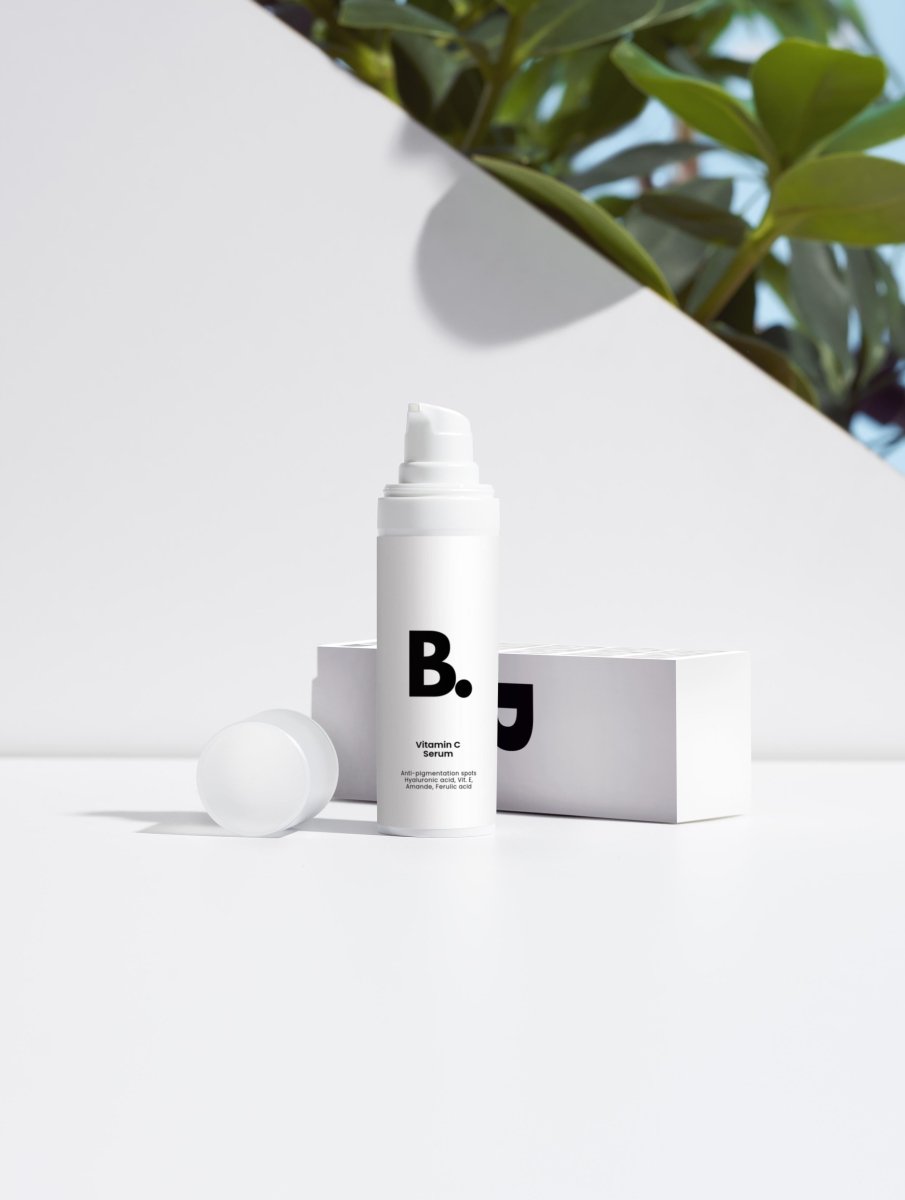 Sérum Vitamine C Booster d’éclat de la peau noire, à l’Acide hyaluronique - B.