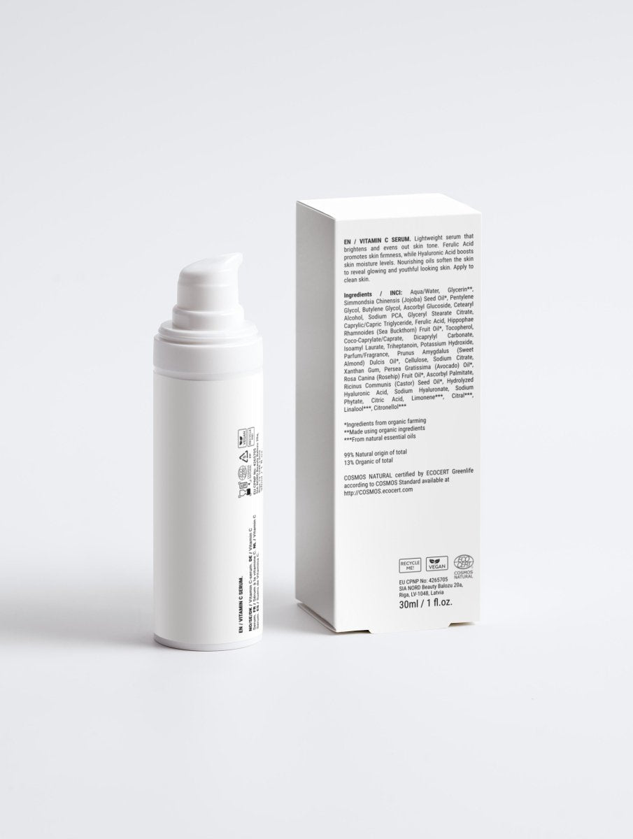 Sérum Vitamine C Booster d’éclat de la peau noire, à l’Acide hyaluronique - B.