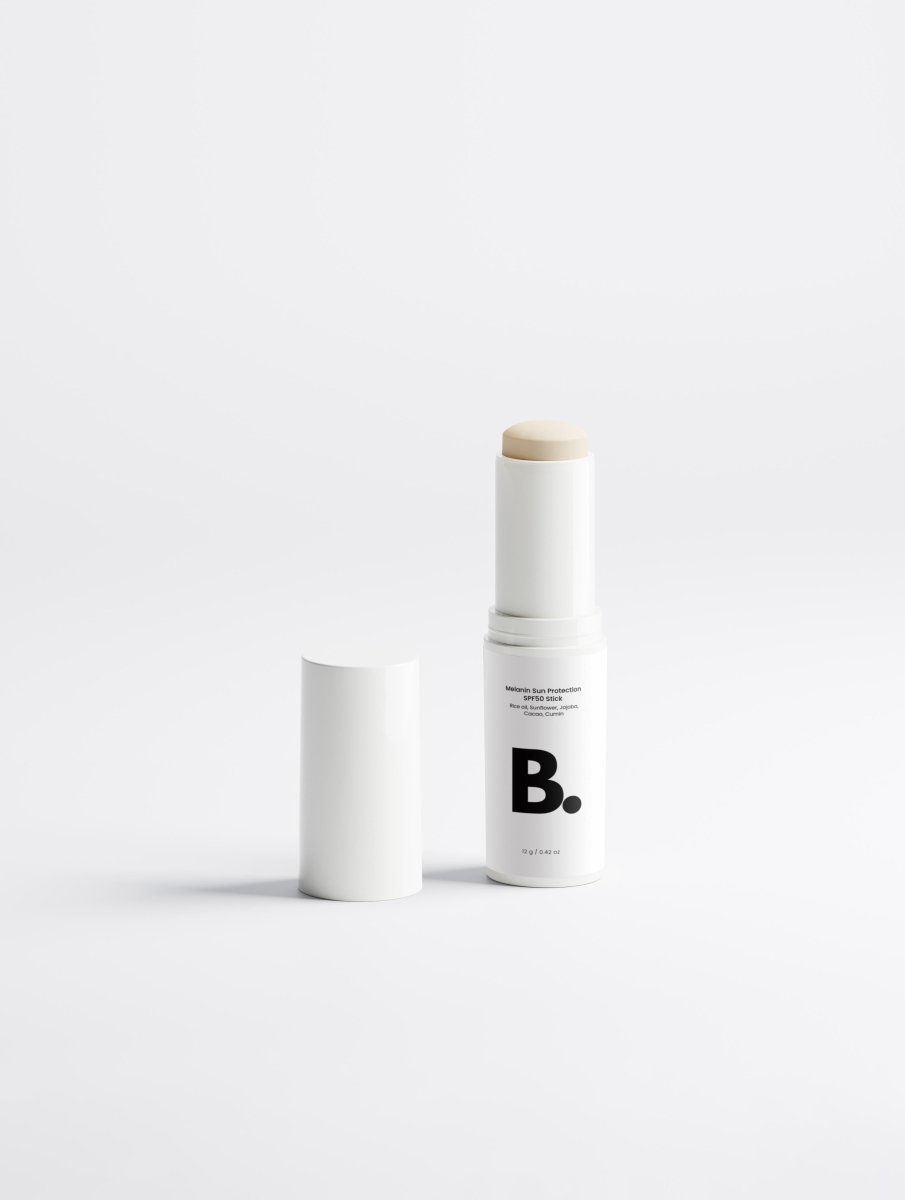 🌤️ SPF50 Stick, Protection Solaire minérale de la Mélanine - B.